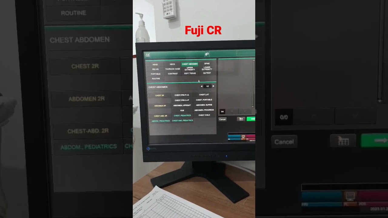Fuji CR System Patients Registering 😍😍