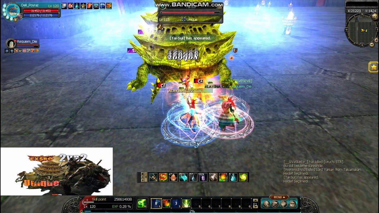 Silkroad Ex Sro 120 Cap 2vs2 Unıque Eventi #ChmpionZ__ Ekibi