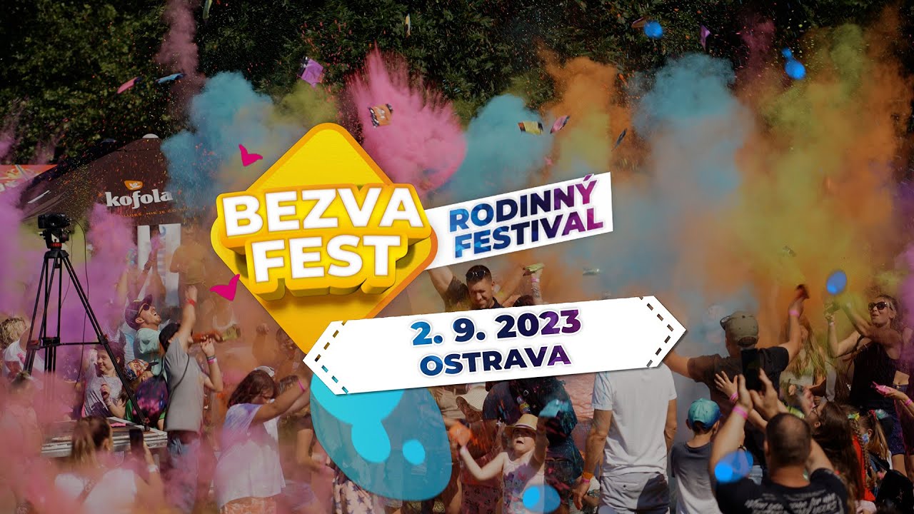 Největ&scaron;&iacute; rodinn&yacute; festival už 2.9.2023 v Ostravě ❤️ Bezvafest