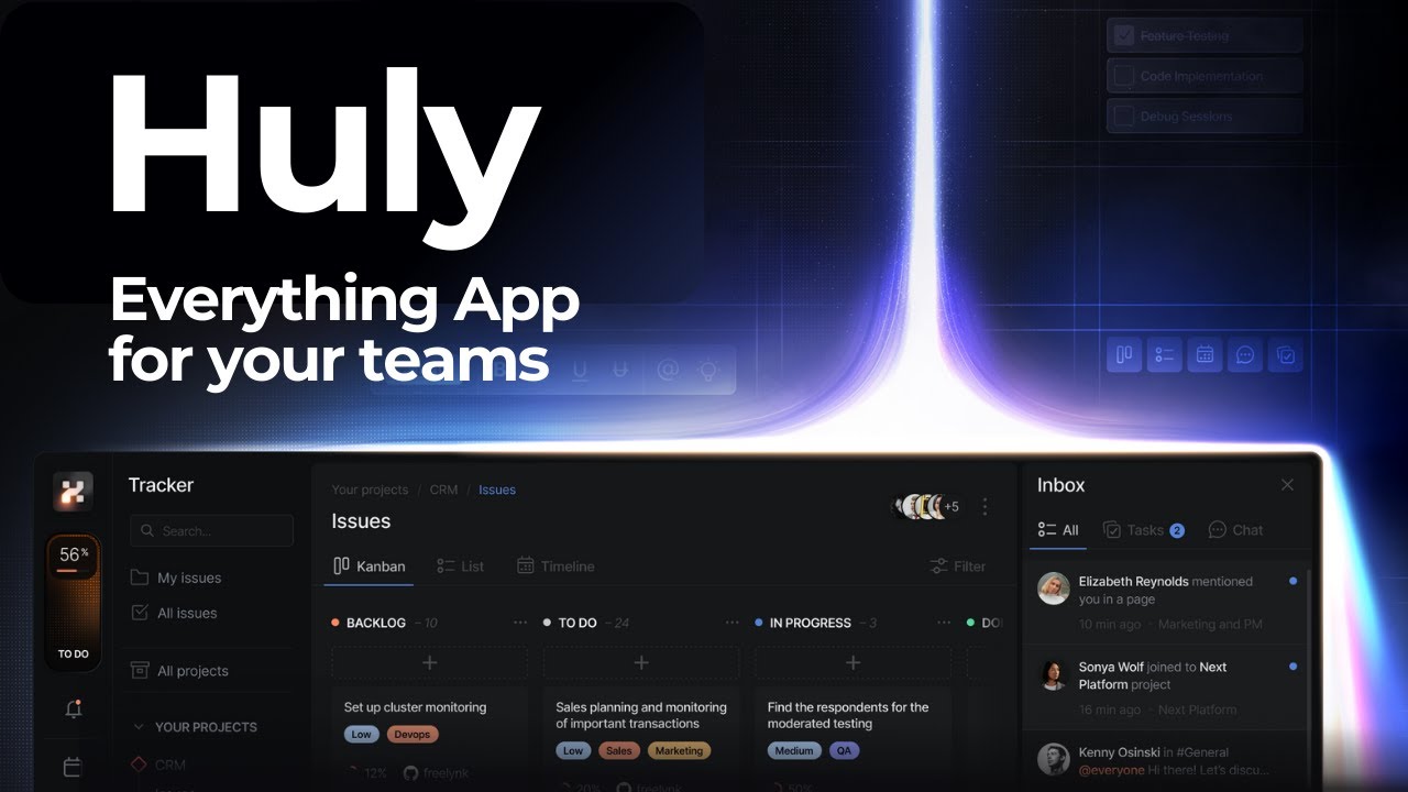 Huly | Open-source replacement for Linear, Jira, Slack & Notion