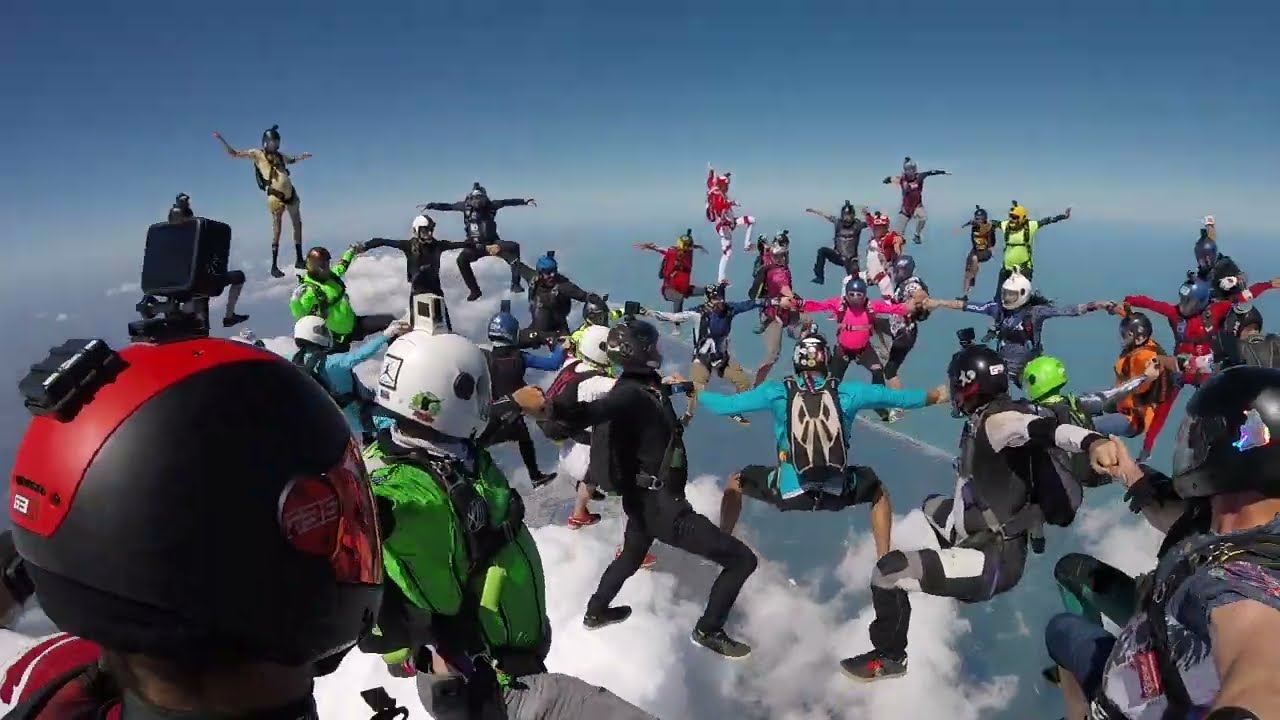 Unique Skydive - State Record - 2023 Florida State Record 47 Way Head Up