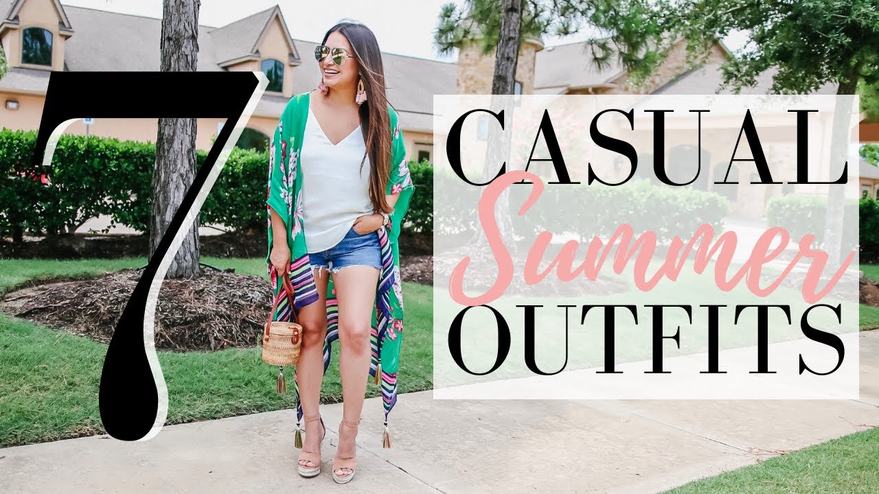 SUMMER CASUAL OUTFITS - 7 Easy Casual Summer looks | LuxMommy