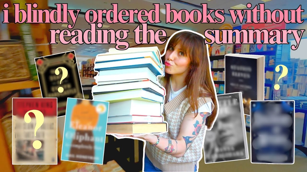 blind book haul 📚☕️✨ Amazon, Barnes & Noble, AbeBooks