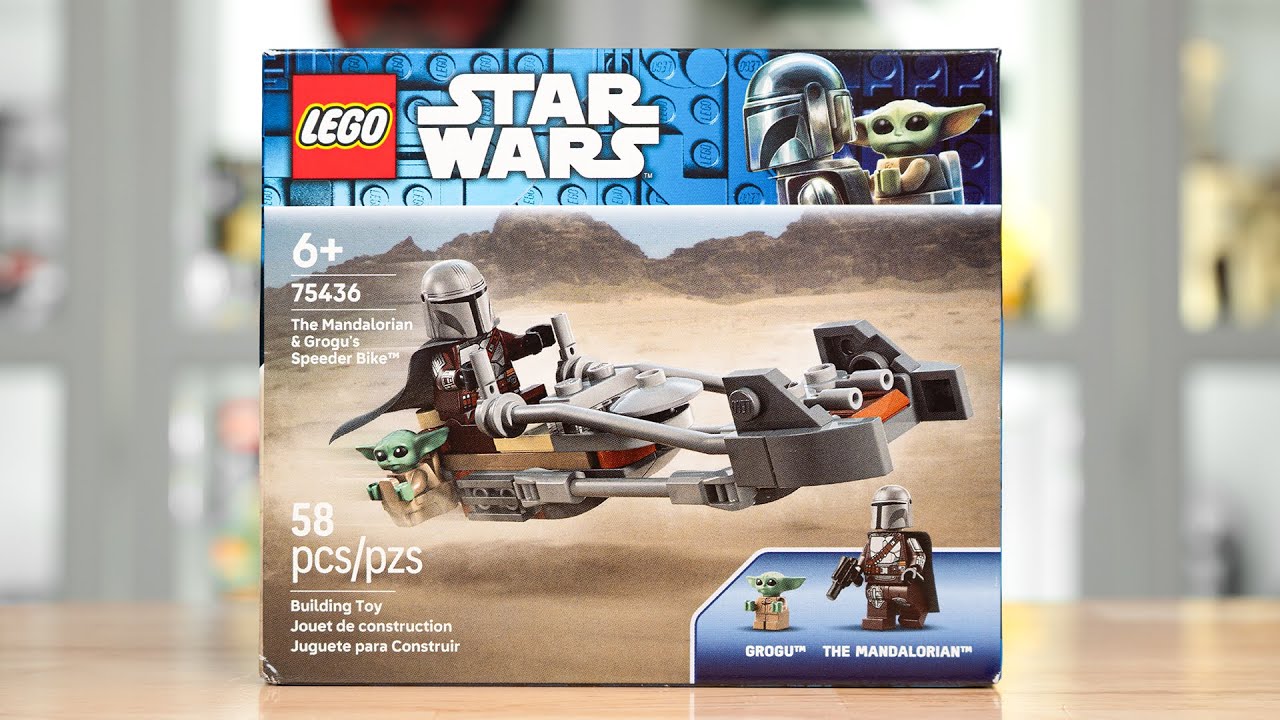 LEGO Star Wars 75436 THE MANDALORIAN & GROGU'S SPEEDER BIKE Review! (2026)