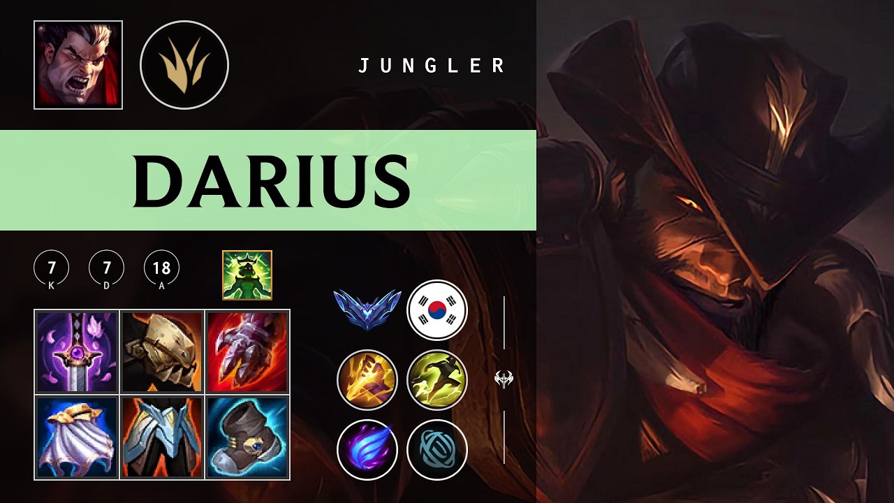 Darius Jungle vs Xin Zhao - KR Diamond Patch 26.04