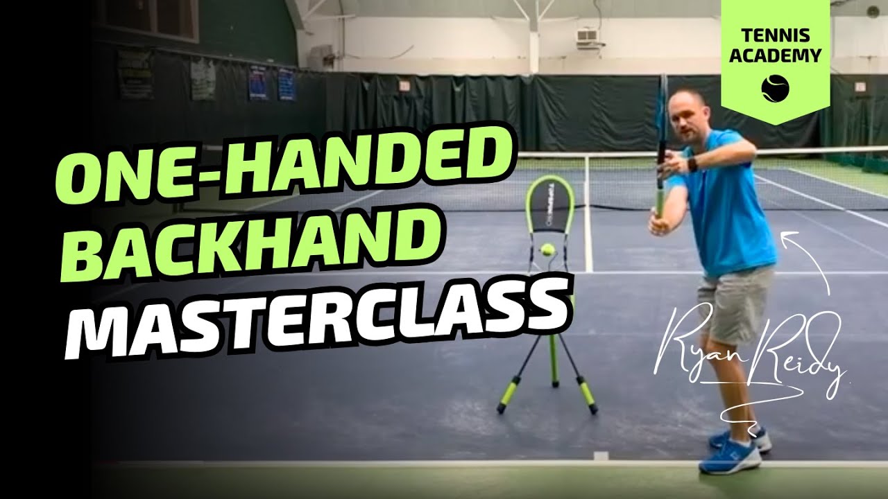 TopspinPro | One-handed backhand with Ryan Reidy