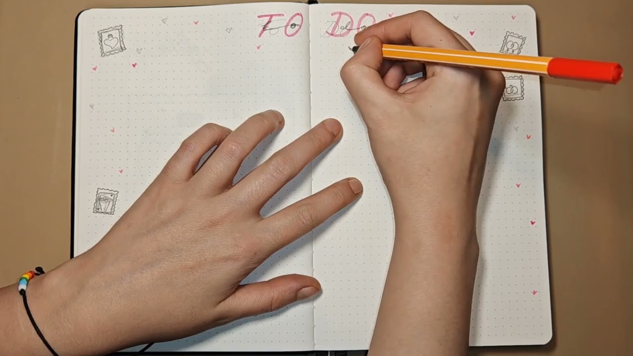 Journal with Me in Realtime - February Bullet Journal To Do Pages