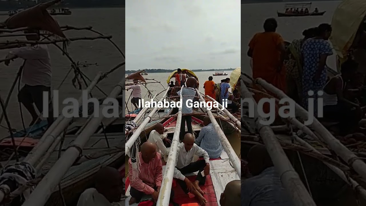 Ilahabad ganji jamuna Milan  Nadi