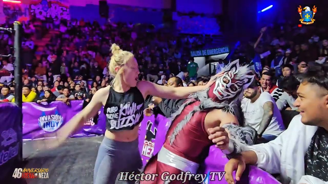 LADY SHANI/STAR FIRE/LOBITOII/H.DE F.GUERRERA VS DIOSA QUETZAL/MUÑECA DE PLATA/JESSYJACKSON/TIAGO.