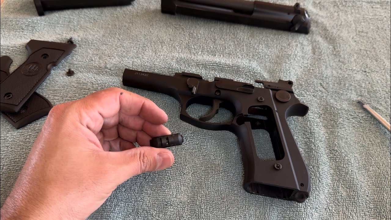 Beretta 92 Magazine Release Position Swap (4K Video)