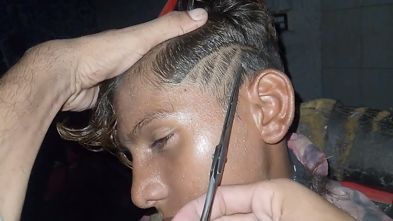 ASMR DARTY HAIR CUTT | CUTE BOY HAIR CUTT BUT OLD BARBER | [ASMR FOji]
