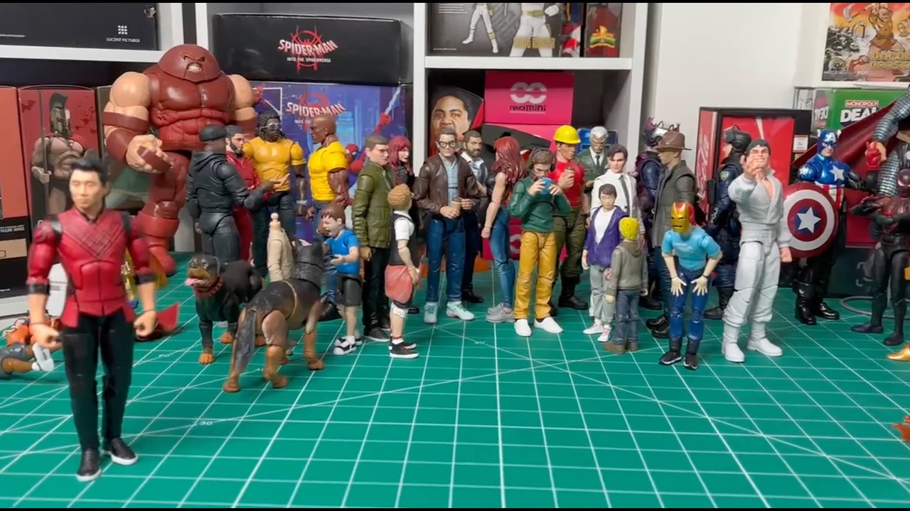 Hasbro Marvel Legends: сборка и переделка фигурки толпы! Все компоненты для предварительной сборки!