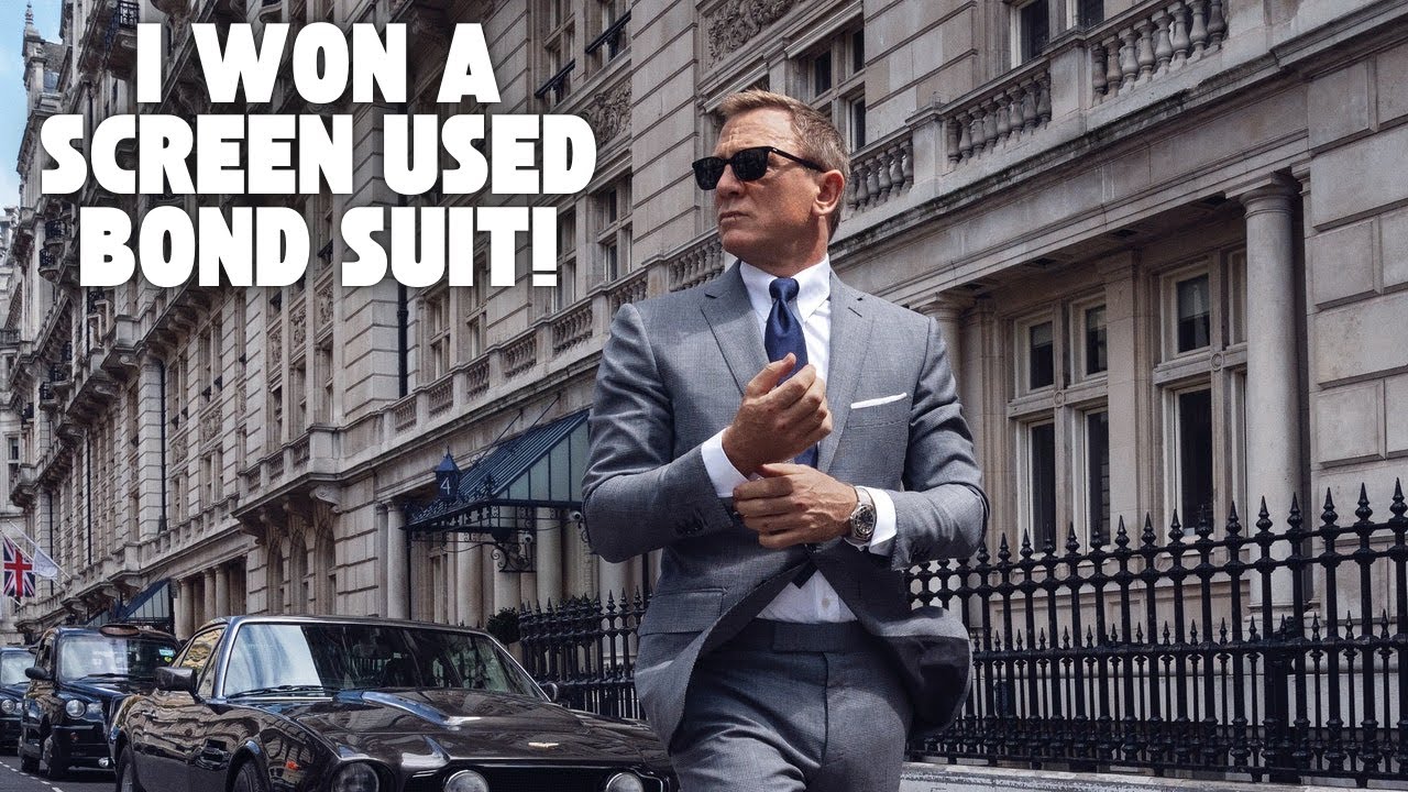 I WON A Screen Used BOND Suit From No Time To Die!