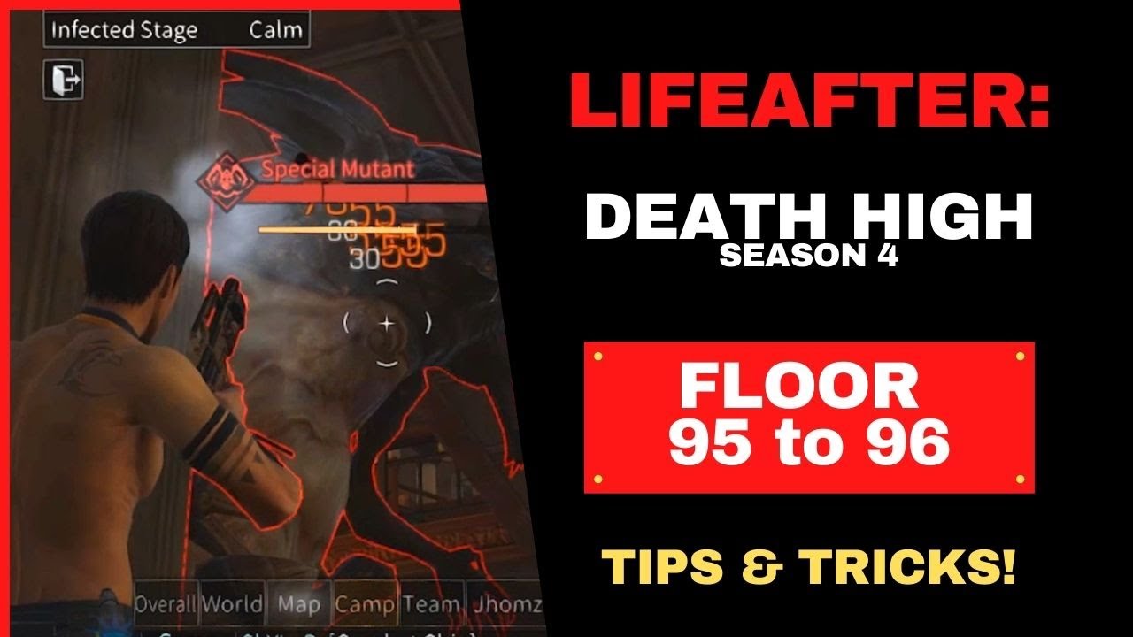 LIFEAFTER | DEATH HIGH FLOOR 95 TO 96 | GAMEPLAY GUIDE / TIPS & TRICKS | DH SEASON 4