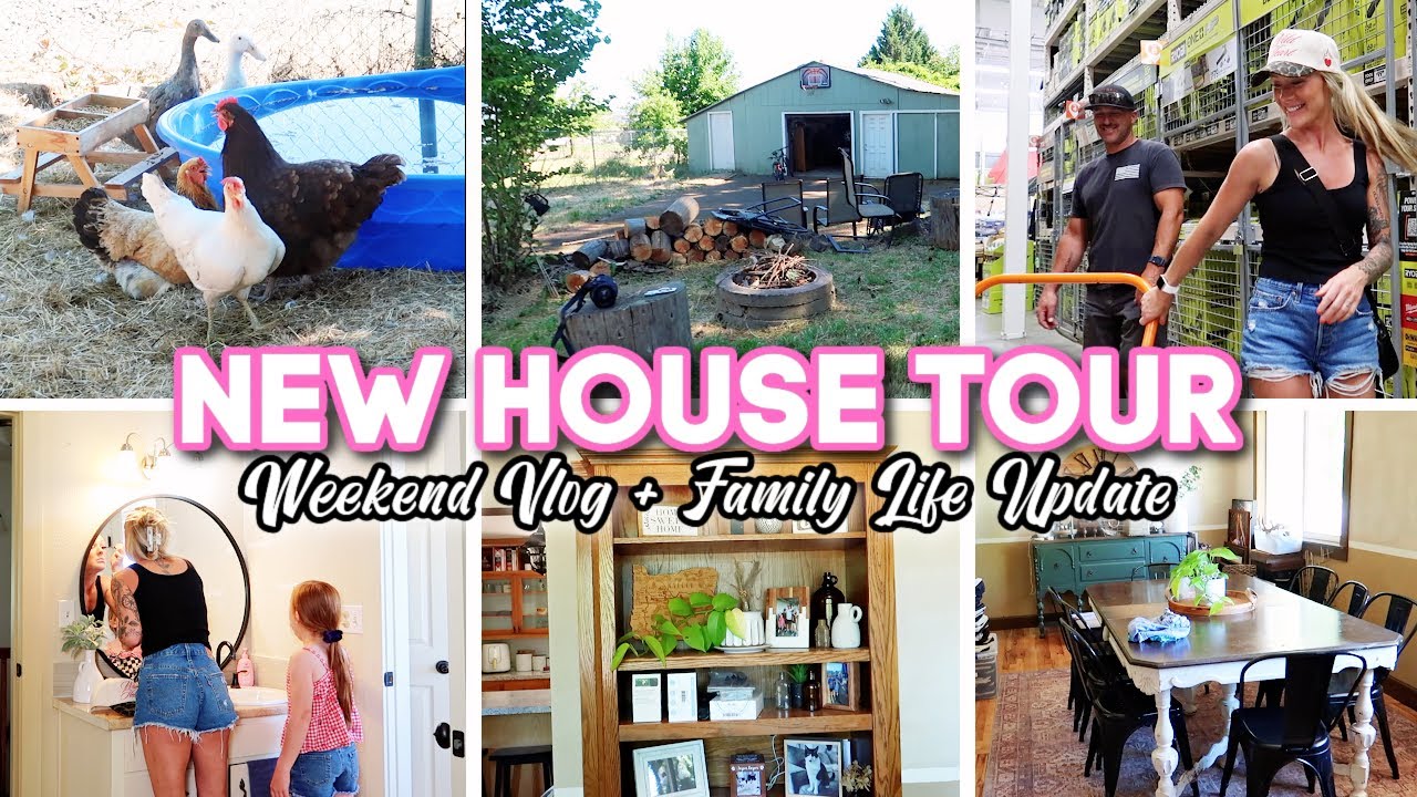 NEW HOUSE TOUR + FAMILY UPDATE + WEEKEND VLOG