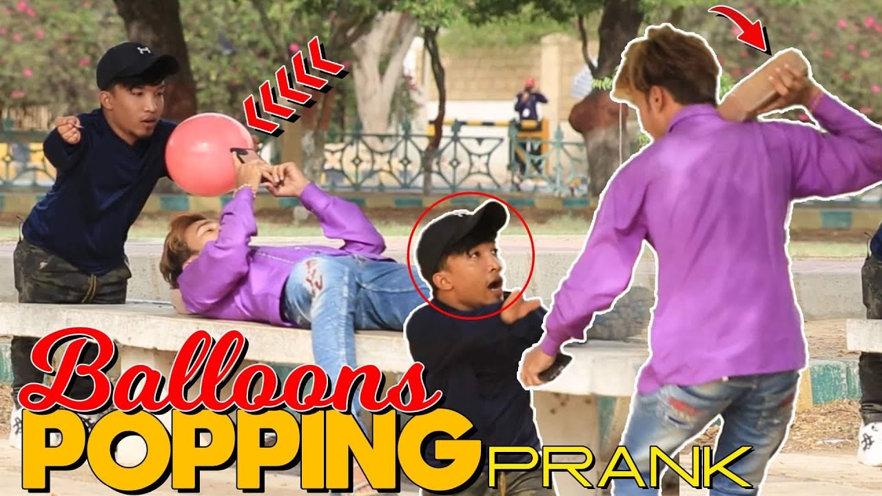 Balloons Popping Prank - Funny Reactions | New talent