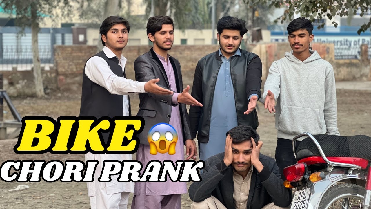 Bike chori prank on friend😤😂//vlog no 11✨