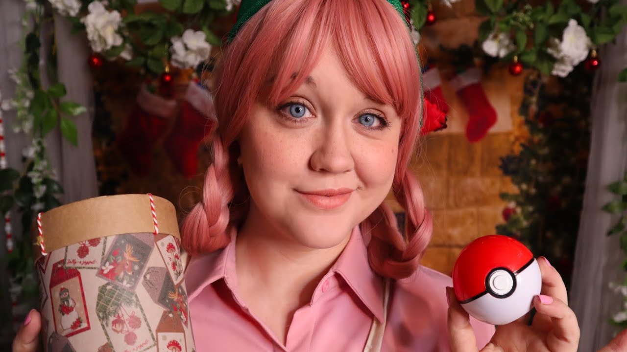 ASMR 🎄 A Pokémon Holiday (Soft-Spoken) Nurse Joy Takes Care of You and Decorates the Pokémon Center