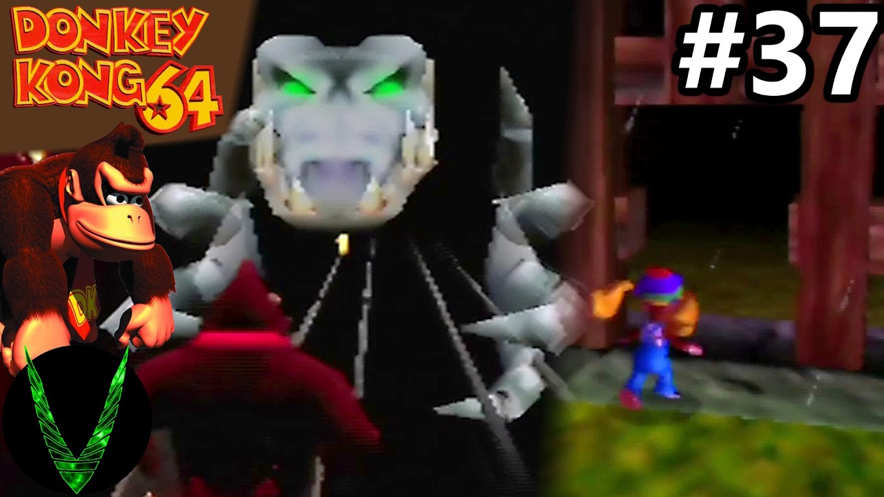 Демонический железнодорожный призрак | Donkey Kong 64 #37