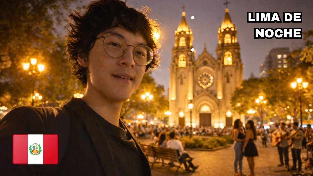Chino Caminó de Noche por el Parque Kennedy… Lima se Siente Diferente 🌙🇵🇪