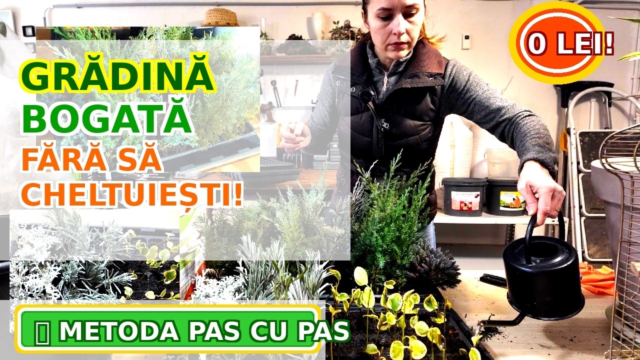 Cum sa ai o gradina bogata fara sa cheltuiesti nimic! 🌿 Metoda butasirii pas cu pas // Roxana-Alina
