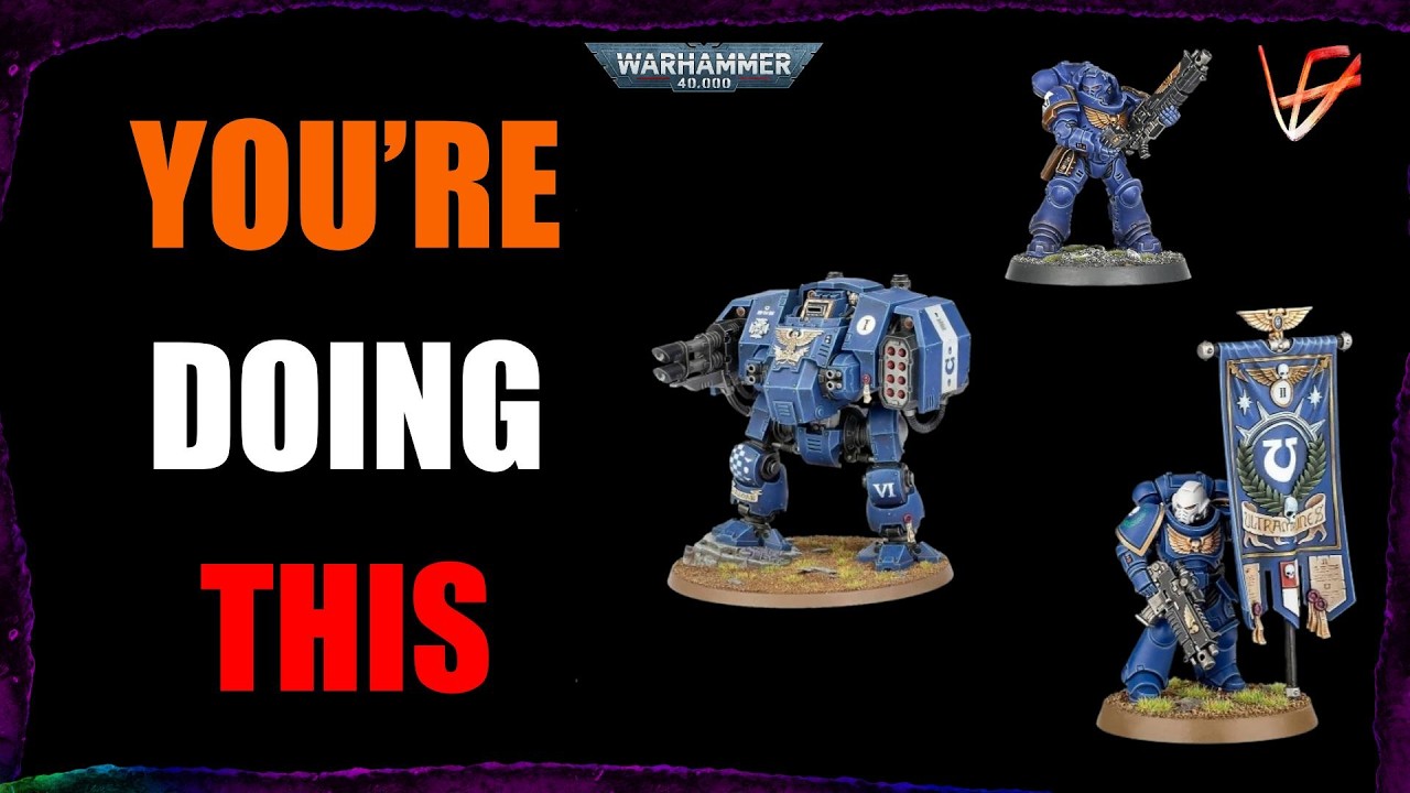 5 самых распространенных ошибок в списках Космических десантников | Warhammer 40K Tactics