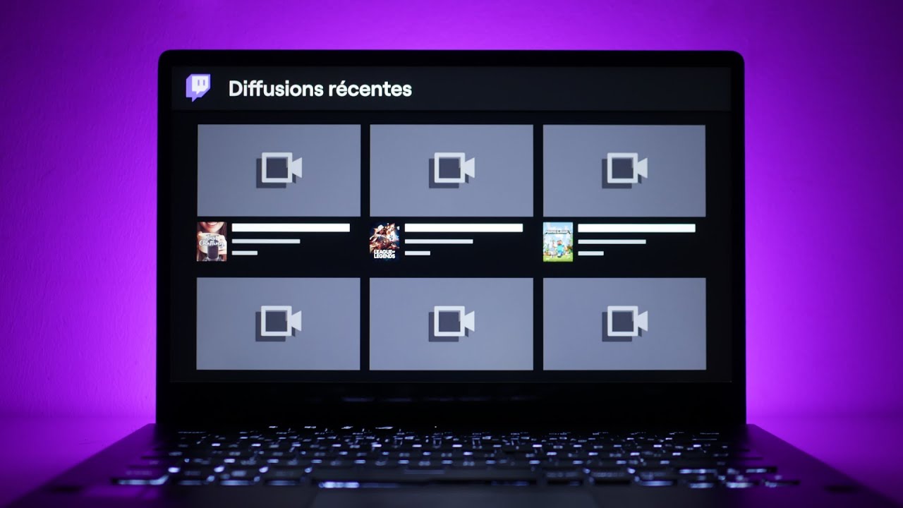 Activer les rediffusions sur Twitch