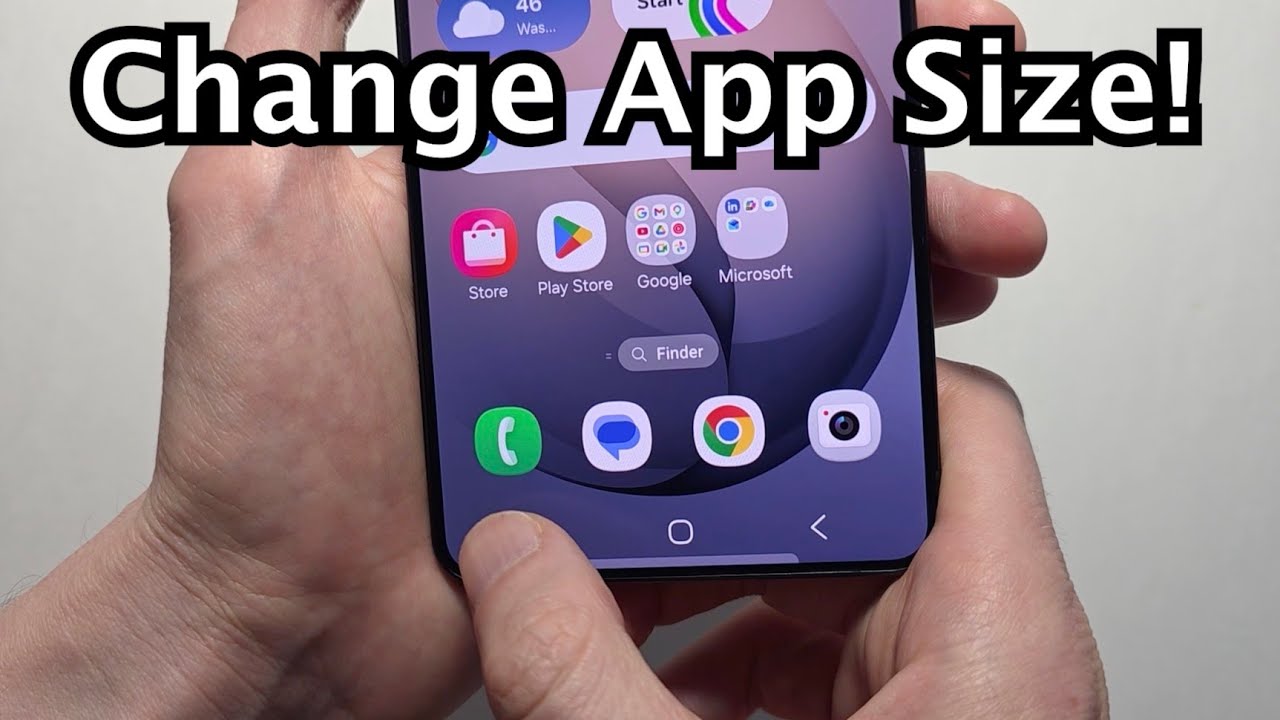 Samsung Galaxy S26: How to Change App Icon Size (2 Ways)!