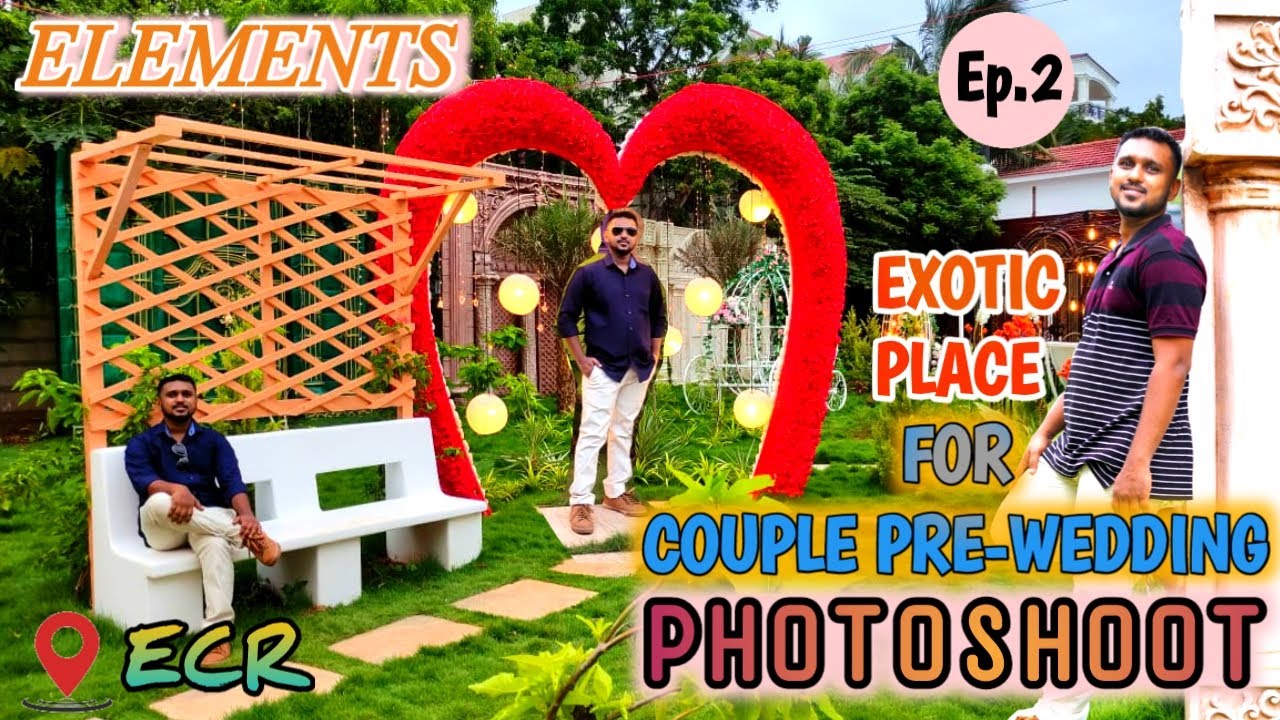 Exotic place for photoshoot ELEMENTS on ECR | Best place for Pre-Wedding photoshoot | Vlog