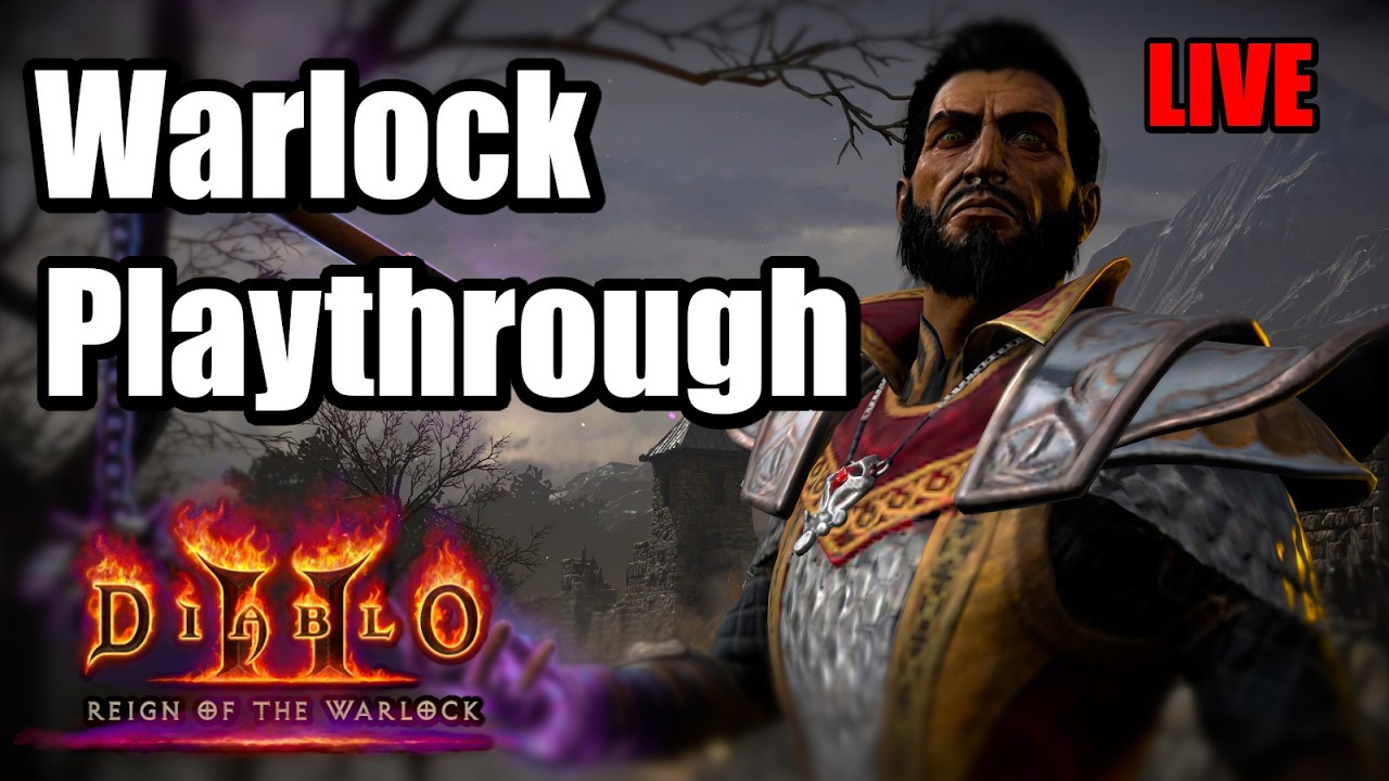 Nightmare Warlock SSF Playthrough - Holy Grail - Diablo 2 Resurrected Reign of the Warlock