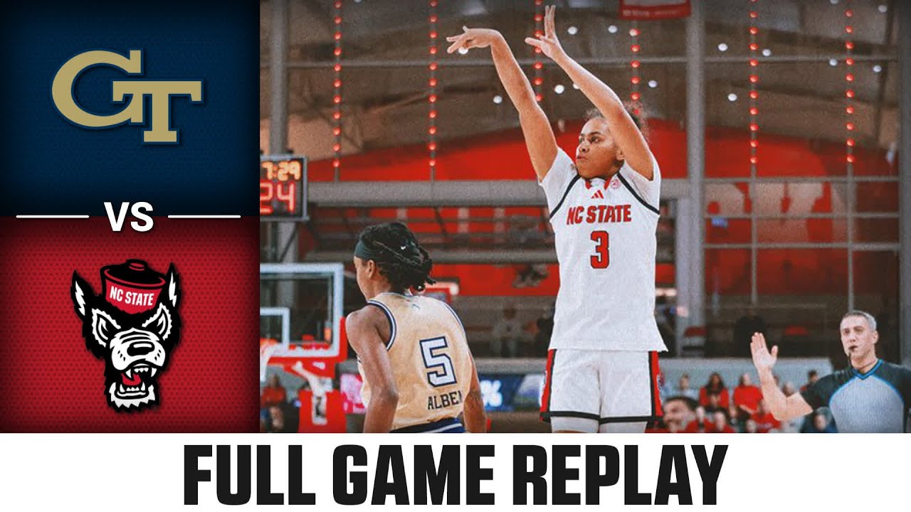 Georgia Tech vs NC State Full Game Replay | 2025-26 ACC Women's Basketball