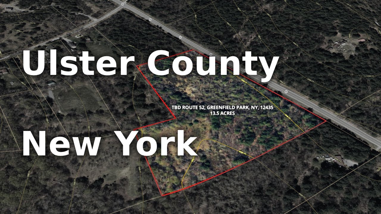 13.5 Acres in Ulster County NY | Route 52 Greenfield Park