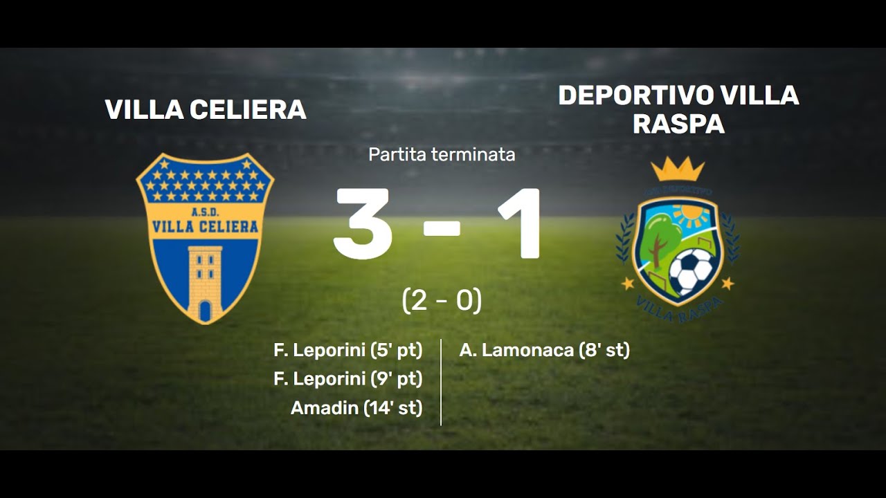 30-11-2025   VILLA CELIERA  -  DEPORTIVO VILLA RASPA