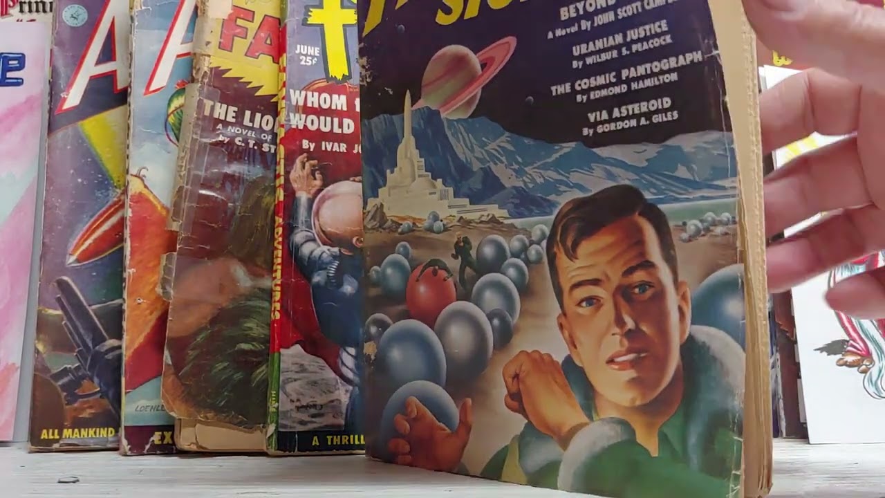 EP. Amazing, Fantastic, Startling Classic Sci Fi Pulp Magazines of the 40s and 50s.