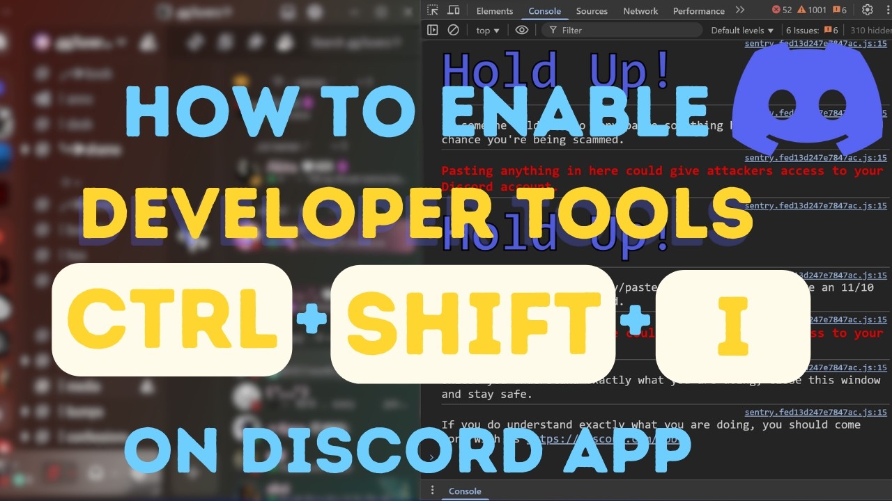 How to enable developer tools on discord | CTRL + SHIFT + I (2026)