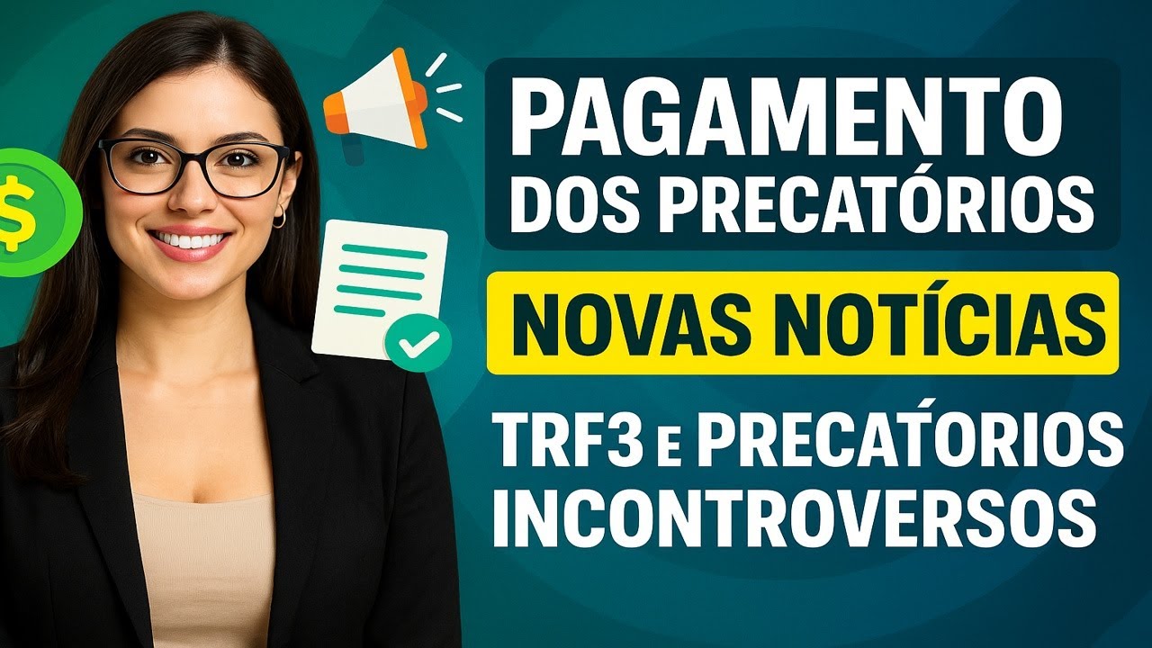 📢 PAGAMENTO DOS PRECATÓRIOS 💰 NOVAS NOTÍCIAS SOBRE O TRF3 E PRECATÓRIOS INCONTROVERSOS!