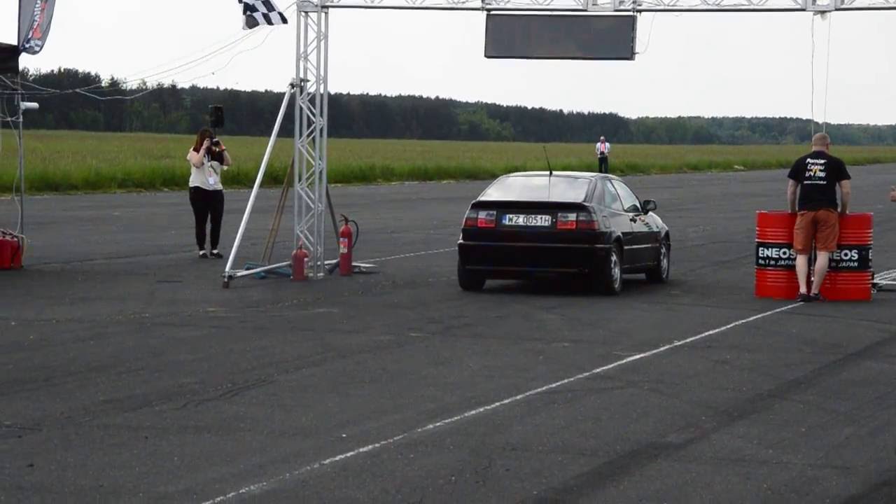 VW Corrado 1.9 TDI 4x4 + nitro 22.05.2016 1/4 mili Biała Podlaska
