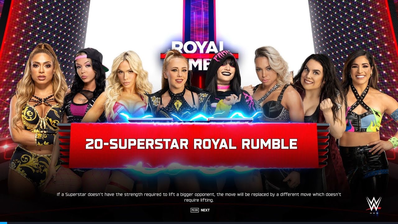 FULL MATCH | 20 Superstar Women`s Royal Rumble Match | Pasla Gaming |