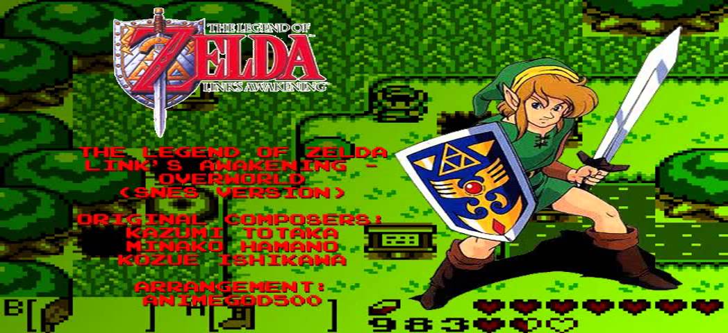 The Legend of Zelda Link's Awakening - Overworld (SNES Version)