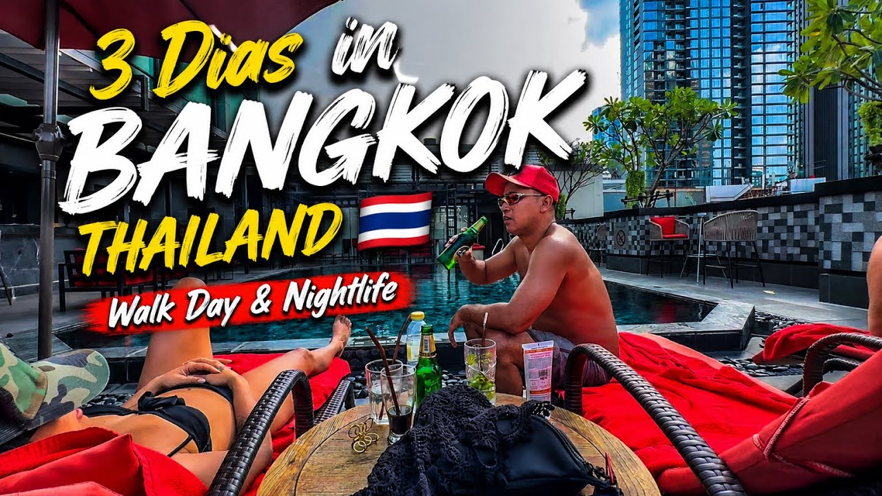 WALKING IN BANGKOK THAILAND DAYS NIGHTLIFE ( NOSSA TRIP NA CAPITAL DA TAILÂNDIA 3 DIAS ) 
