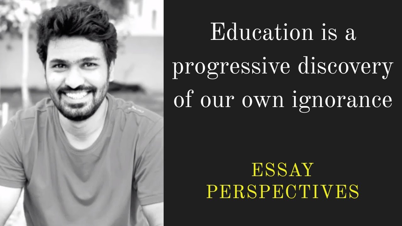By Vinay Kumar G B: Essay Perspectives (19 July 2020)