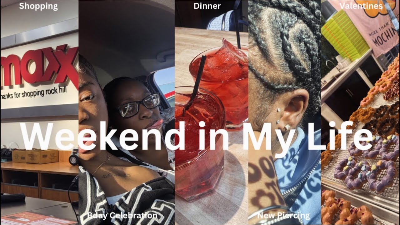 Weekend in My Life🫧| Valentines Date| Birthday Celebration| Shopping| New Piercing| LifeofK! 💕
