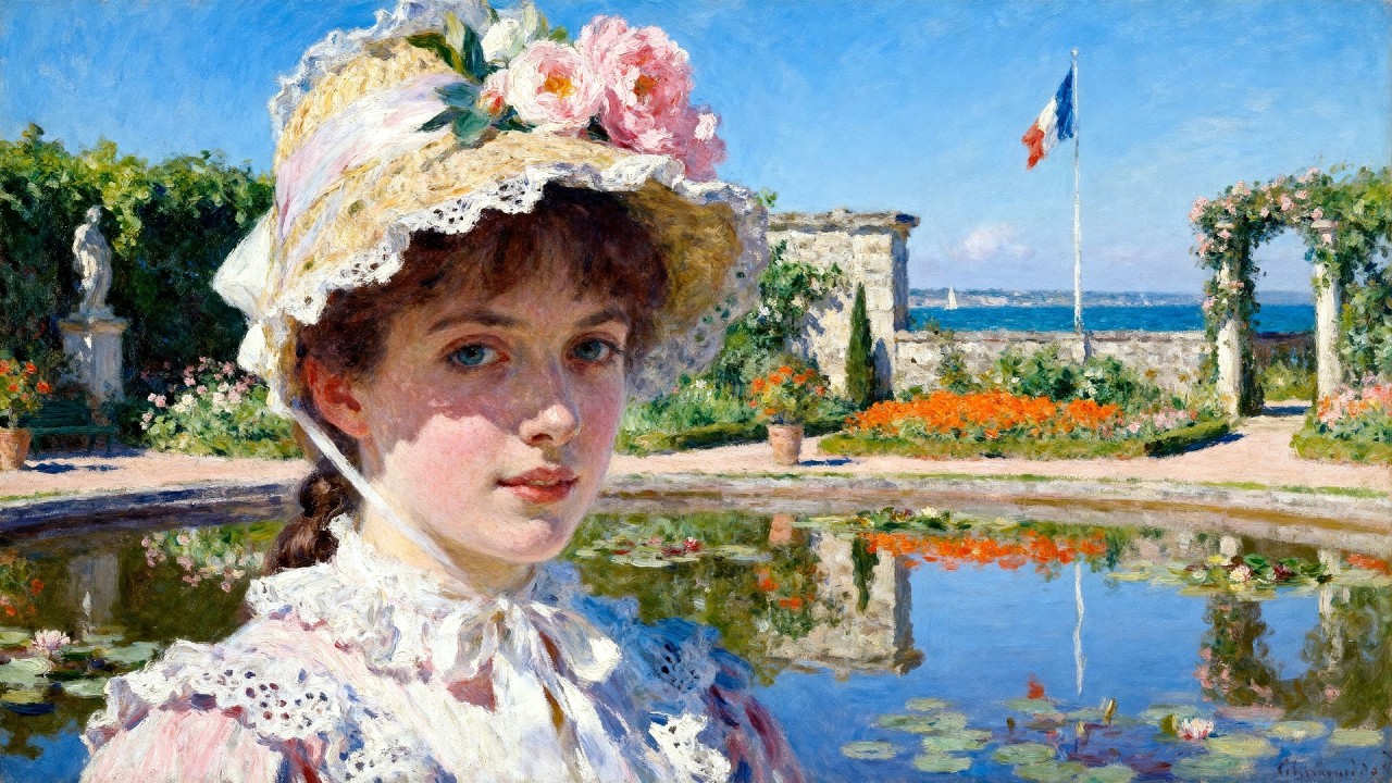Visual Poem | Claude Monet | Her Journey Through His Paintings | 4K