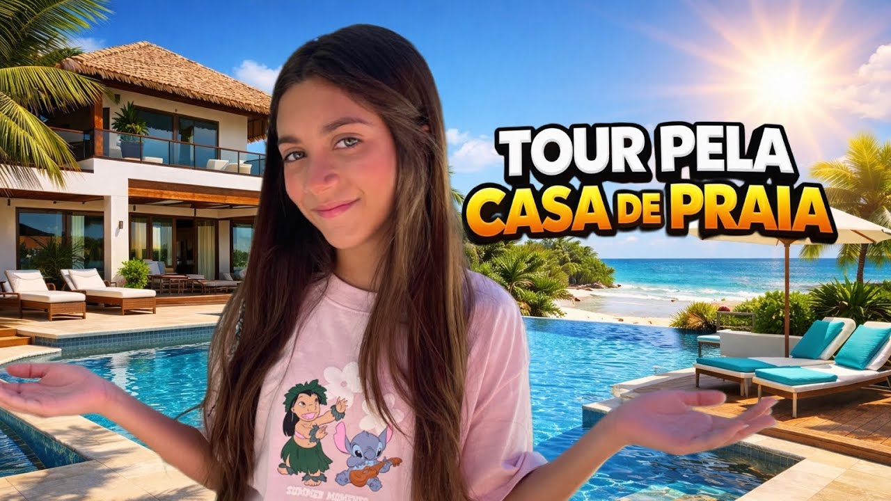 A SOPHIA FEZ UM TOUR PELA CASA DE PRAIA DE CANAVAL •Vem com a Sophia!•