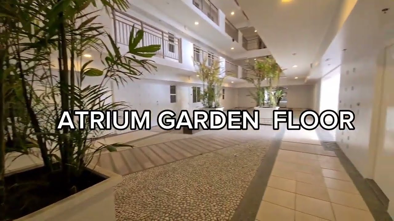Atrium Garden floor with 2 Bedroom bare unit at Satori Residences