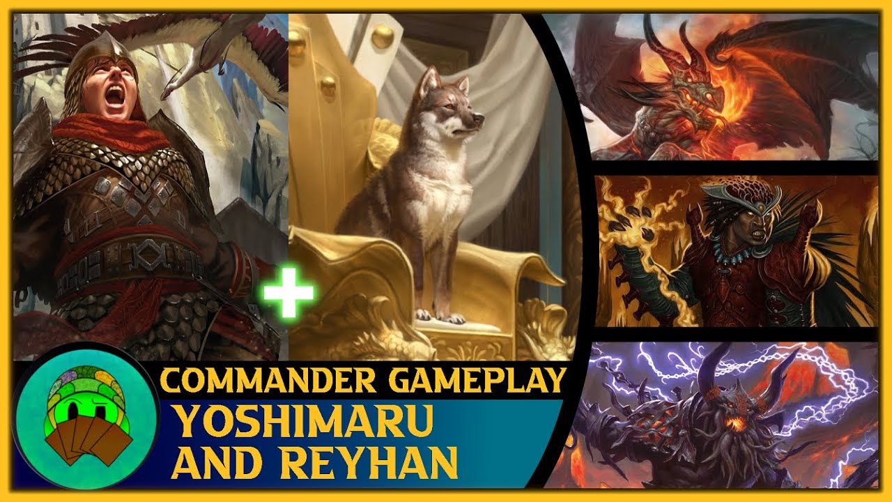 Casual Commander / EDH Gameplay | Yoshimaru + Reyahn versus Piru, Kaervek and Kardur