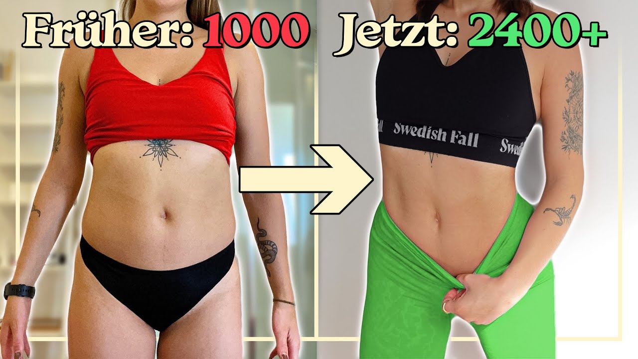 Wie ich 2400 KALORIEN esse & SCHLANK werde