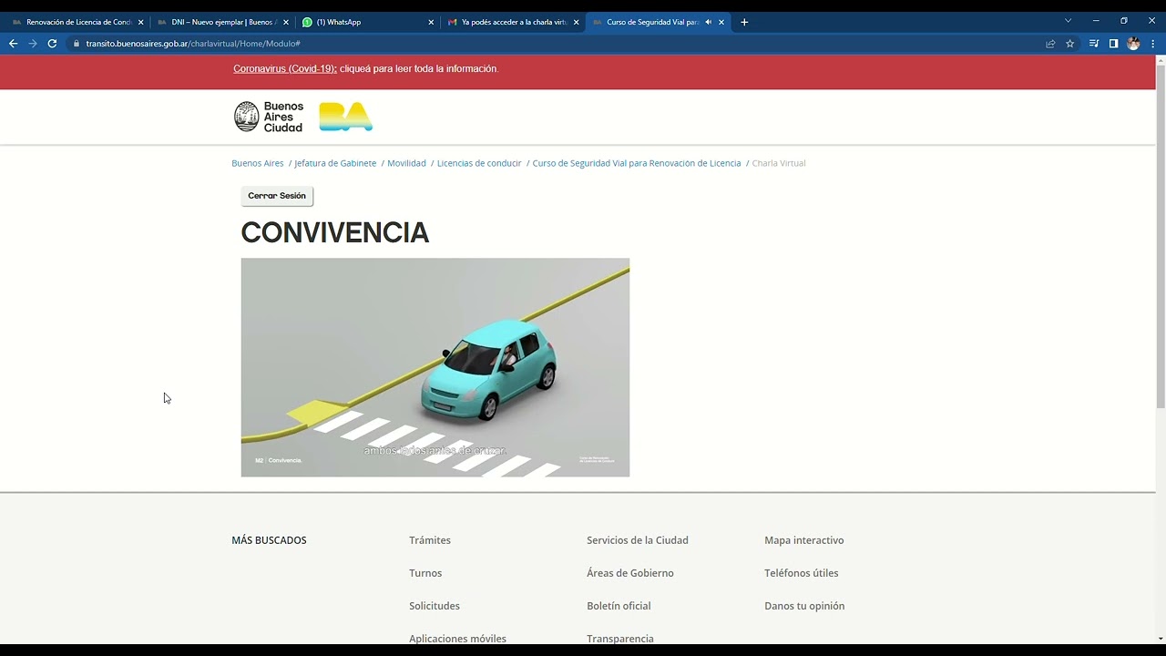 Charla para Renovaci&oacute;n de Licencia