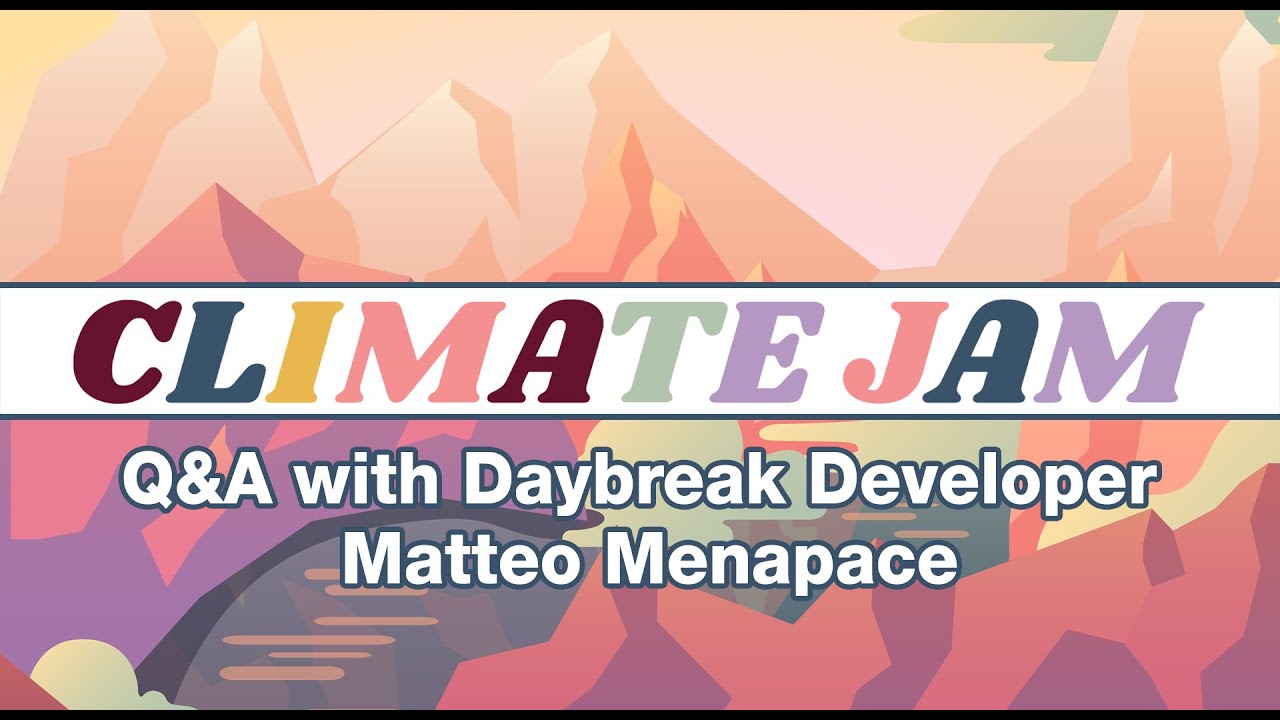 Climate Jam 2025: Q&A with Daybreak Developer Matteo Menapace