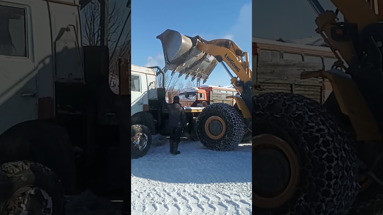 Сняли кузов с КАМАЗа 
